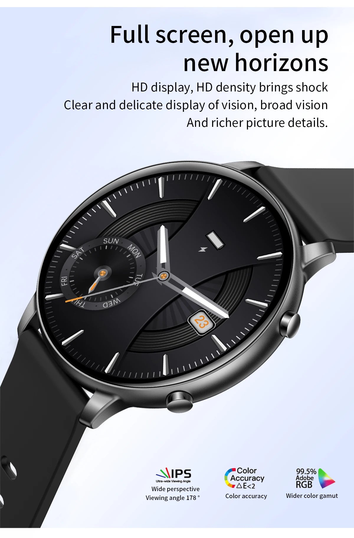 2024 New Smart Watch Men IP68 Waterproof Full Touch Clock Sport Fitness Tracker Women Smartwatch for Android Xiaomi phone iPhone