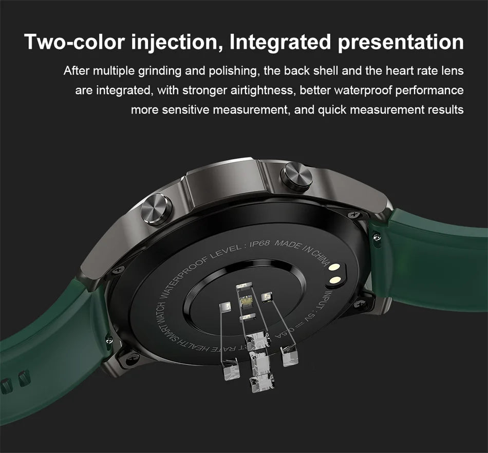 2024 New AMOLED Screen Always Display Time Smartwatch Men Women Siri Voice Assistant Waterproof Bluetooth Call Smart Watch Men