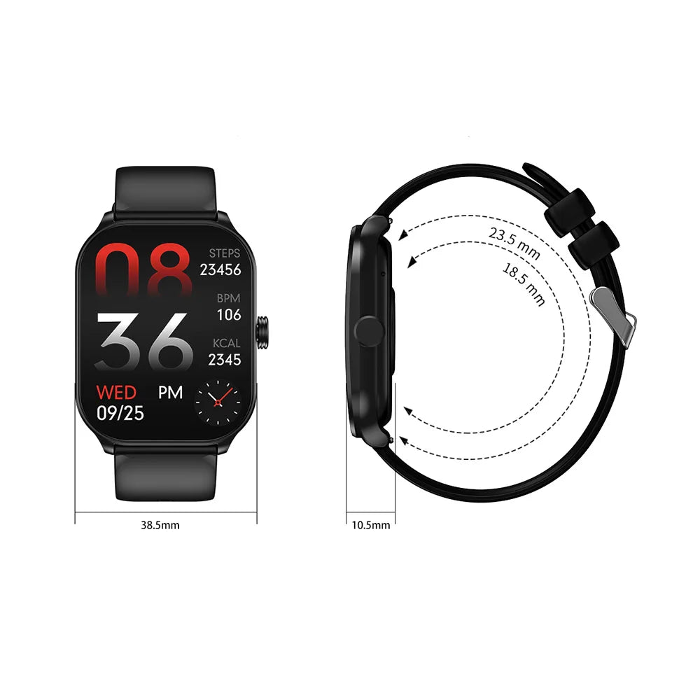 Planar Youth Smartwatch 2.01” HD 240*296 Men And Women Health Monitoring Notifications Bluetooth Call Diy Faces Relaxation Watch