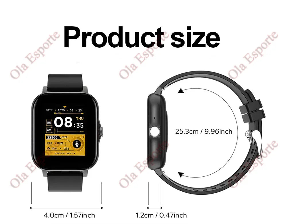 Smart Watch For Men Women Gift 1.44" Screen Full Touch Sports Fitness Watches Bluetooth Calls Digital Smartwatch Wristwatch 2024