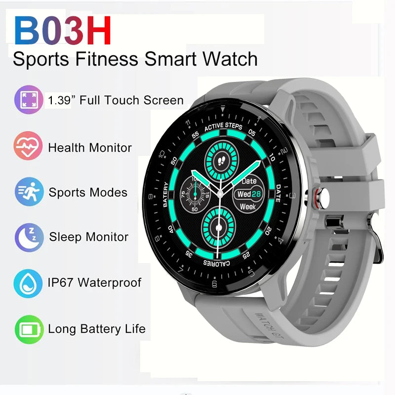 KINGSTAR Smart Watch Bluetooth Call Heart Rate Monitoring IP67 Waterproof Sports Fitness Watches For Men Women Smartwatch 2024