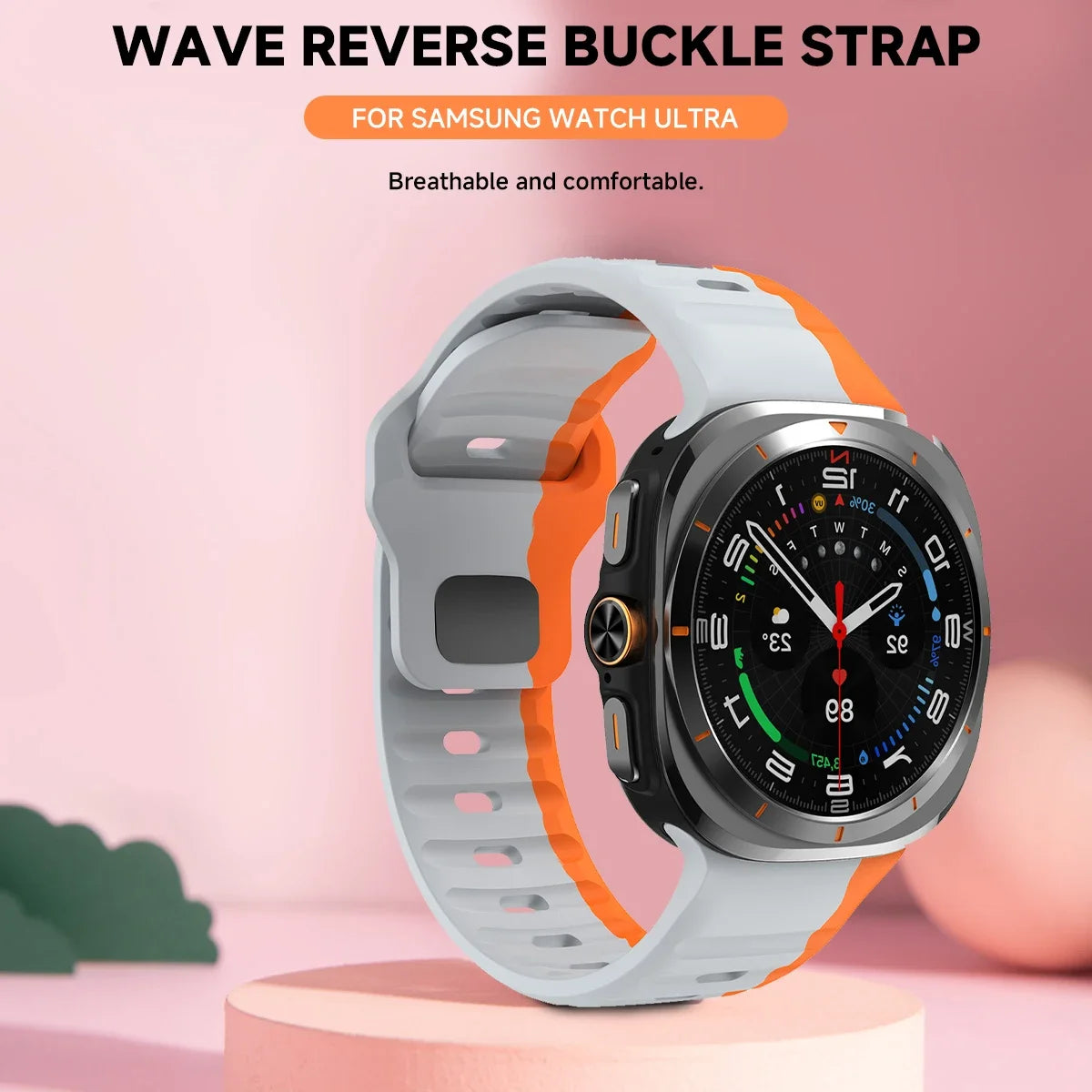 Silicone Strap for Samsung Galaxy Watch 7 Ultra 47mm No Gaps Sport Band Bracelet for Galaxy Watch Ultra 47mm Wristband Watchband