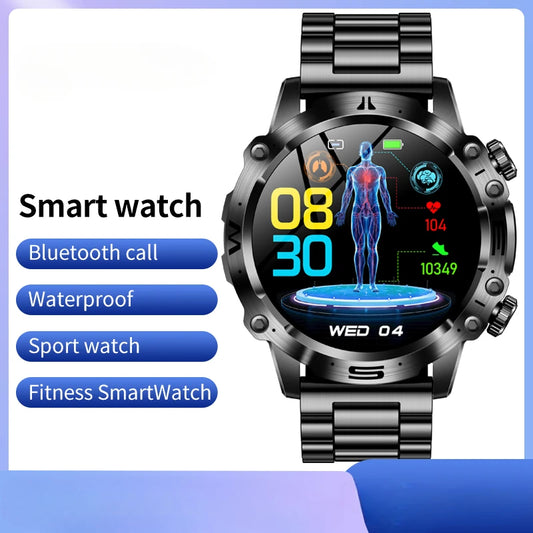 ET482 ECG Smart Watch Men Health Monitoring IP68 Waterproof Smartwatch Women Fitness Tracker Voice Assistant Bracelet 2024