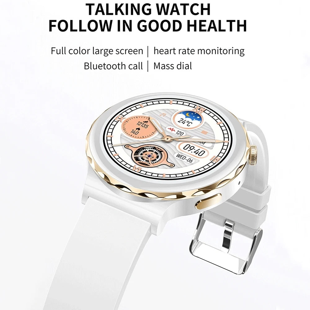 2024 New ECG+PPG Bluetooth Call Smart Watch Women For Android IOS Watch 3 HD Sreen Custom Dial IP68 Waterproof Ladies Smartwatch