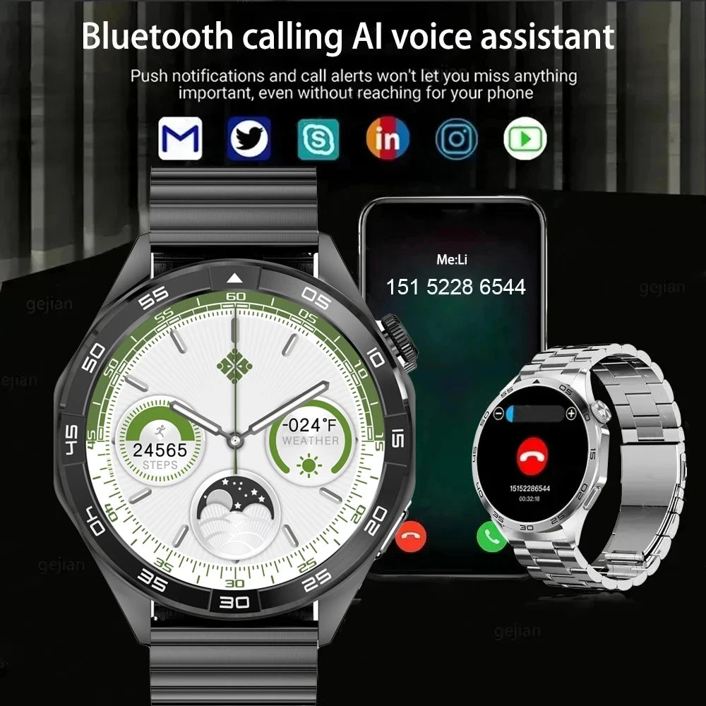 2024 New Watch 1.55 inch 360 * 360 high-definition screen Bluetooth call NFC IP67 waterproof men and women couple smartwatch