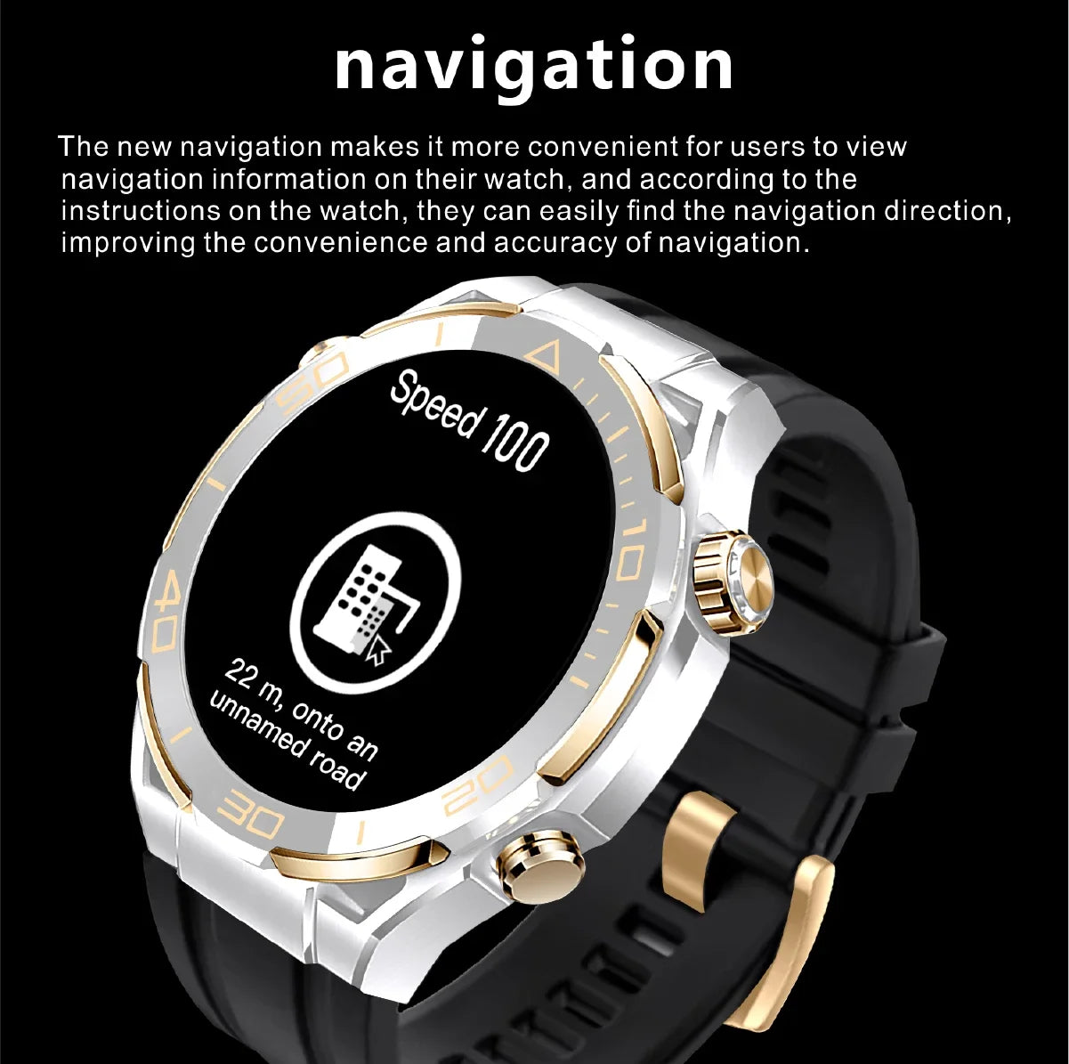 2024 New for Huawei Smart Watch Men 4GB Memory GPS Sports Fitness Tracker 480*480 AMOLED HD Screen NFC Bluetooth Call smartwatch