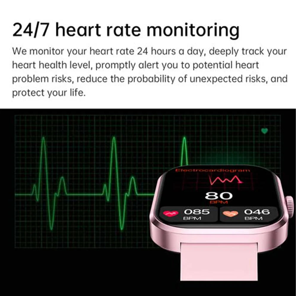 Youth GTS Smartwatch 2.01” HD 240*293 Mens And Womens Health Monitoring Notifications Bluetooth Call Extravagant Watches Ladies