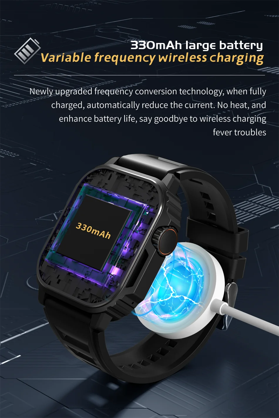 NFC GPS Sports Track Military Outdoor Smart Watch Men Women AMOLED Screen Compass Siri Voice Bluetooth Call Smartwatch 2024 NEW