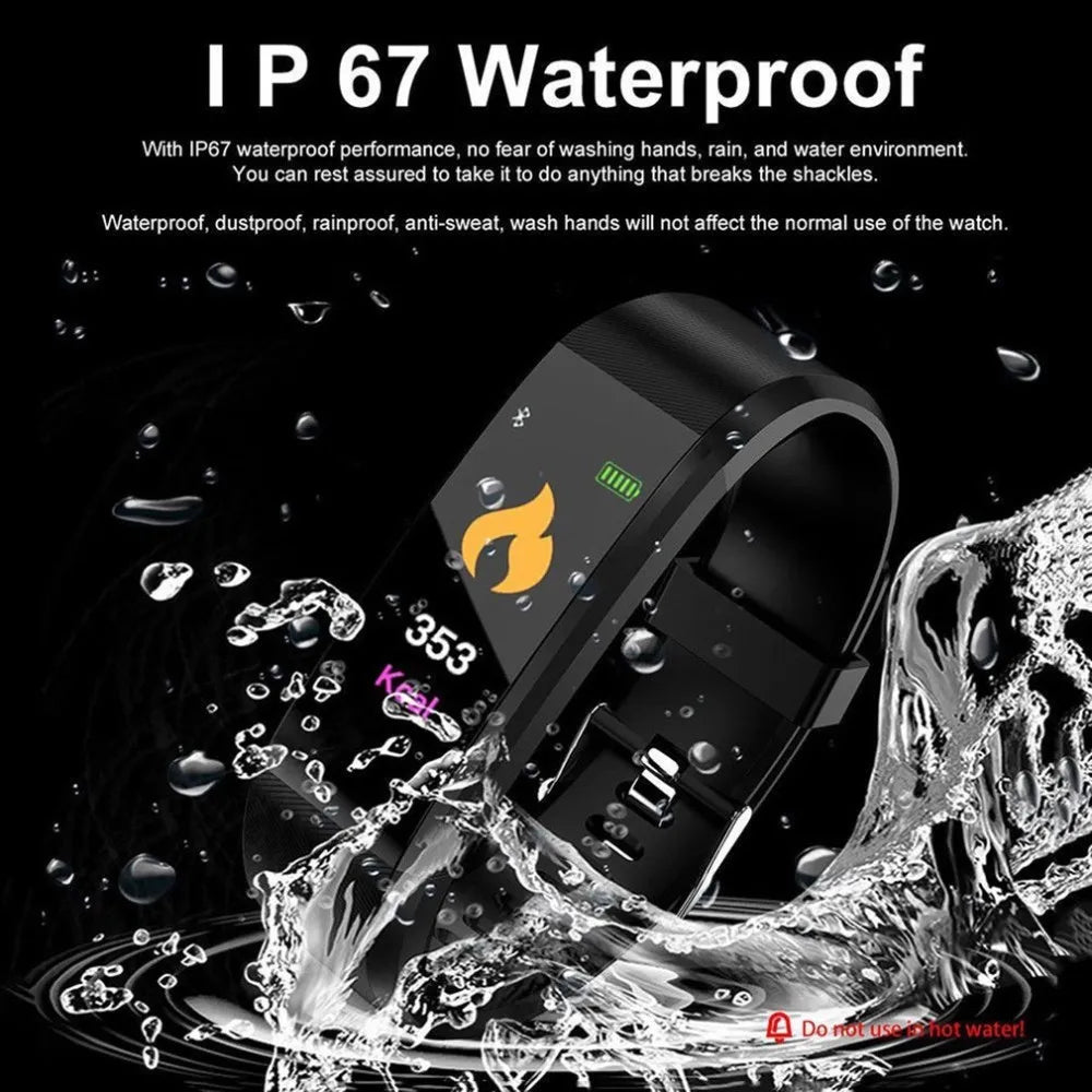 Health Bracelet Heart Rate Blood Pressure Smartwatch Fitness Tracker Smartband Wristband honor mi Band 3 fit bit Smart Watch Men