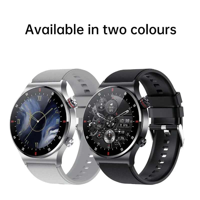 2024 New QW33 Bluetooth Call Smart Watches for Men Large HD Screen Step Counting Sports Fitness Tracker Waterproof Smartwatch