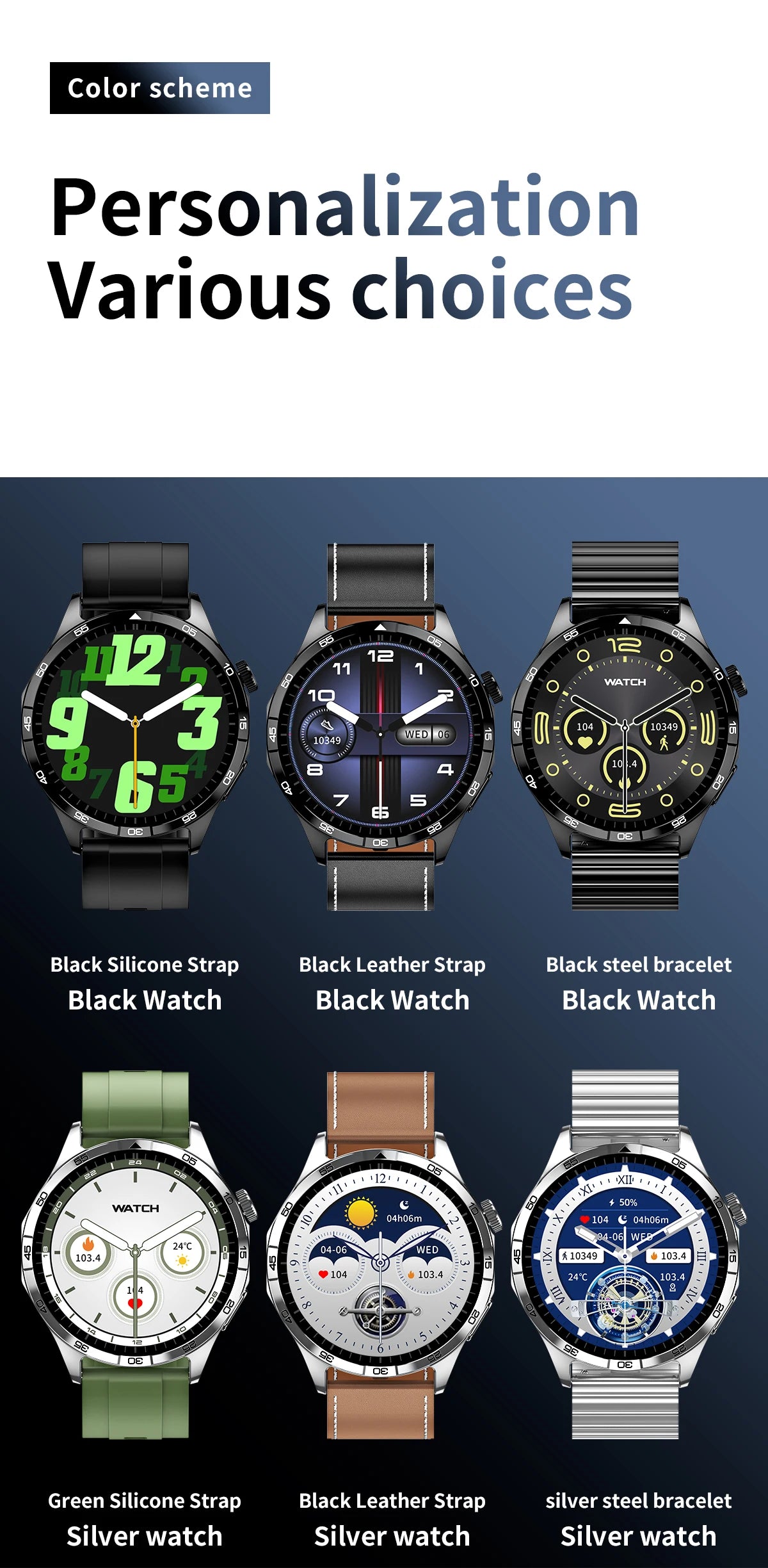 For Huawei AMOLED Smart Watch Men GT4 Sport Smart watches For Men Woman Bluetooth Call Heart Rate IP68 Waterproof 2024 NEW