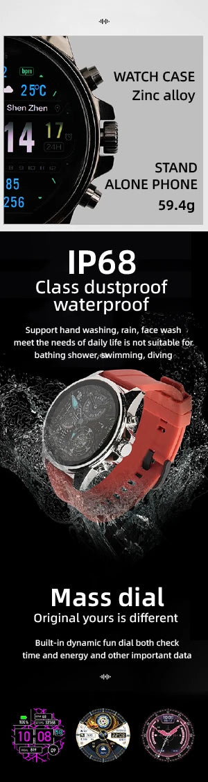 Hello W1 Amoled Screen Bluetooth Call Smartwatch Men Sports Voice Assistant Offline Music Smart Watch for Android IOS 2024