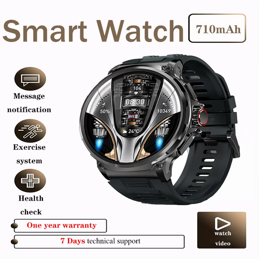 Smart Watches for Men 710mAh ,Call Receive/Dial,1.85inch Round HD Display Waterproof Fitness smartwatch 2024 for Android iPhone