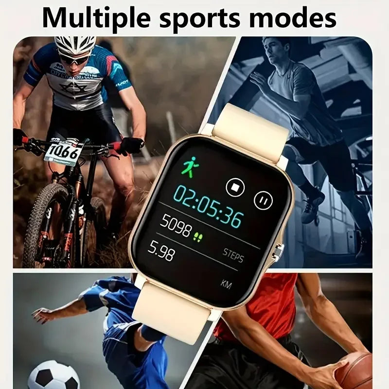 2024 New Smart Watch For Men Women Gift Full Touch Screen Sports Fitness Watches Bluetooth Calls Digital Smartwatch Wristwatch