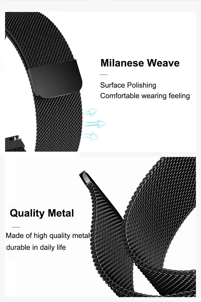 Magnetic Milanese Loop Strap For Samsung Galaxy Watch Ultra 47mm Stainless Steel Band For Samsung Galaxy Watch Ultra 47mm Correa