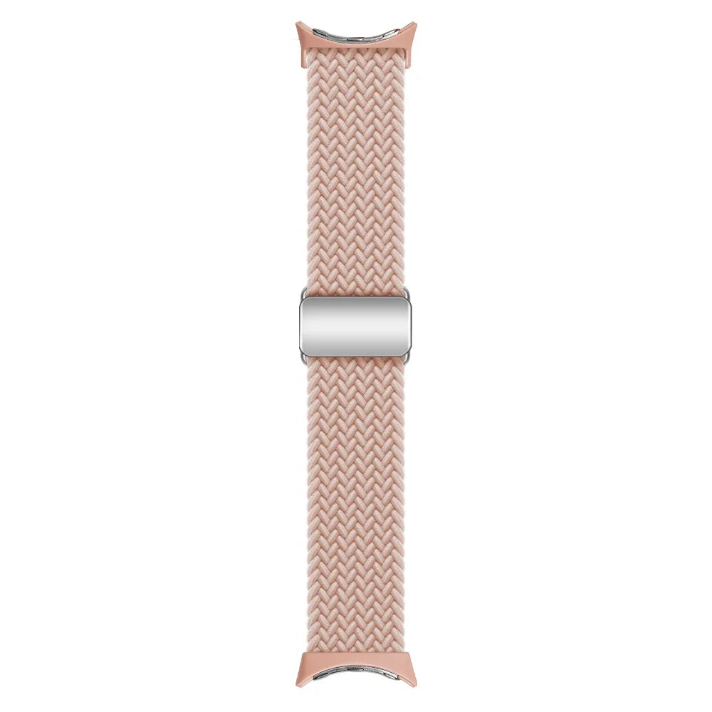 Nylon Braided Magnetic Strap for Google Pixel Watch 2 Band Replacement Belt Wristband Fabric Bracelet Pixel Watch 2 Accessories