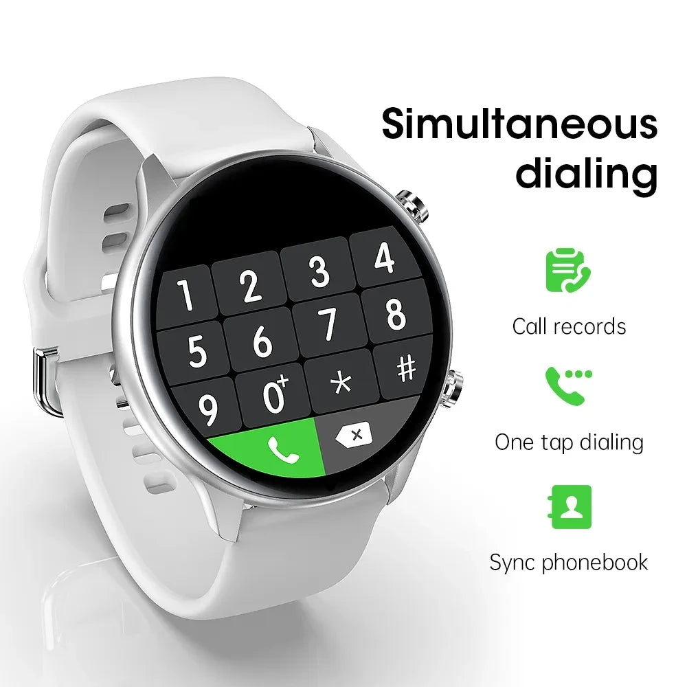 2022 New Woman Smart Watch With Make Calls Men Women Smartwatch Blood Pressure Sports Fitness Tracke For Android Samsung Apple