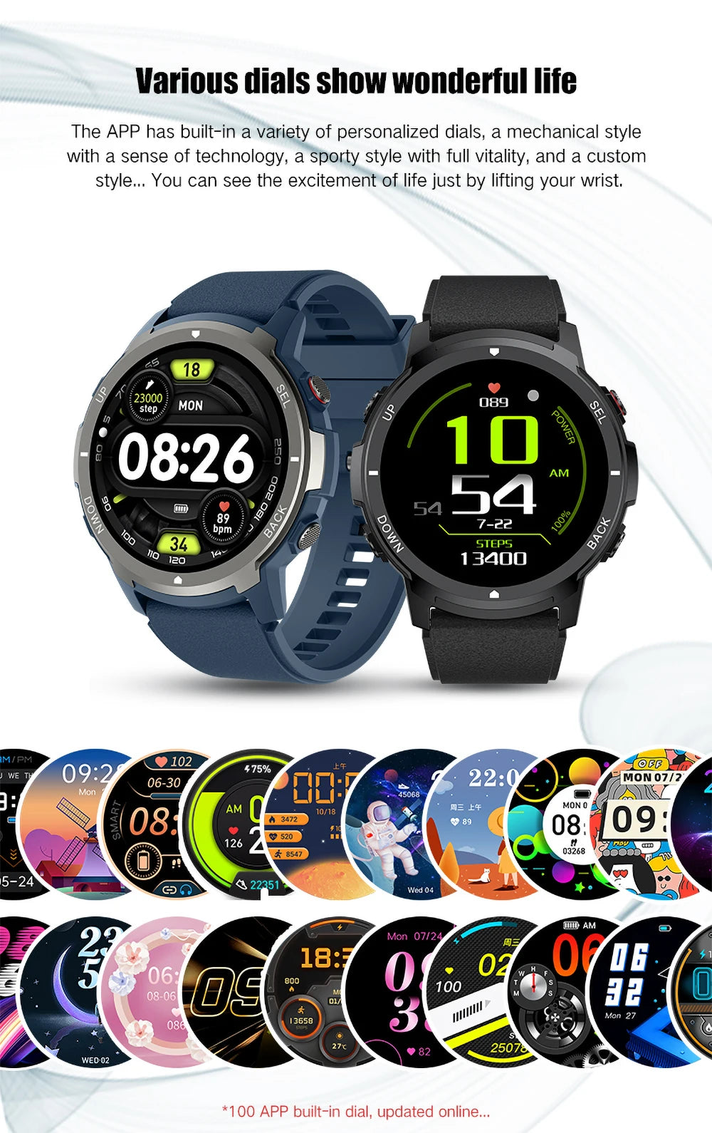 2024 Sports Smartwatch Fitness Tracker Multifunction Bluetooth Call 4 Buttons Waterproof Men Smart Watch Women