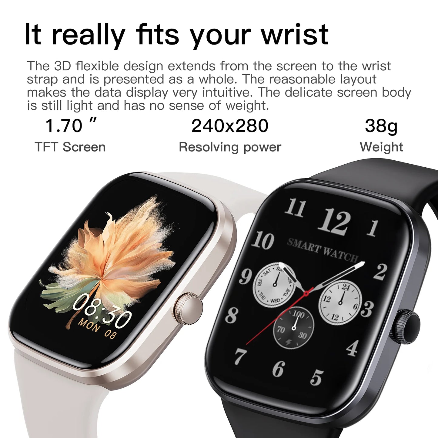 Female Smart Watches for Women Connected Watch Free Shiping Wristwatch Wrist Digital Women's Smartwatch for Iphone Android