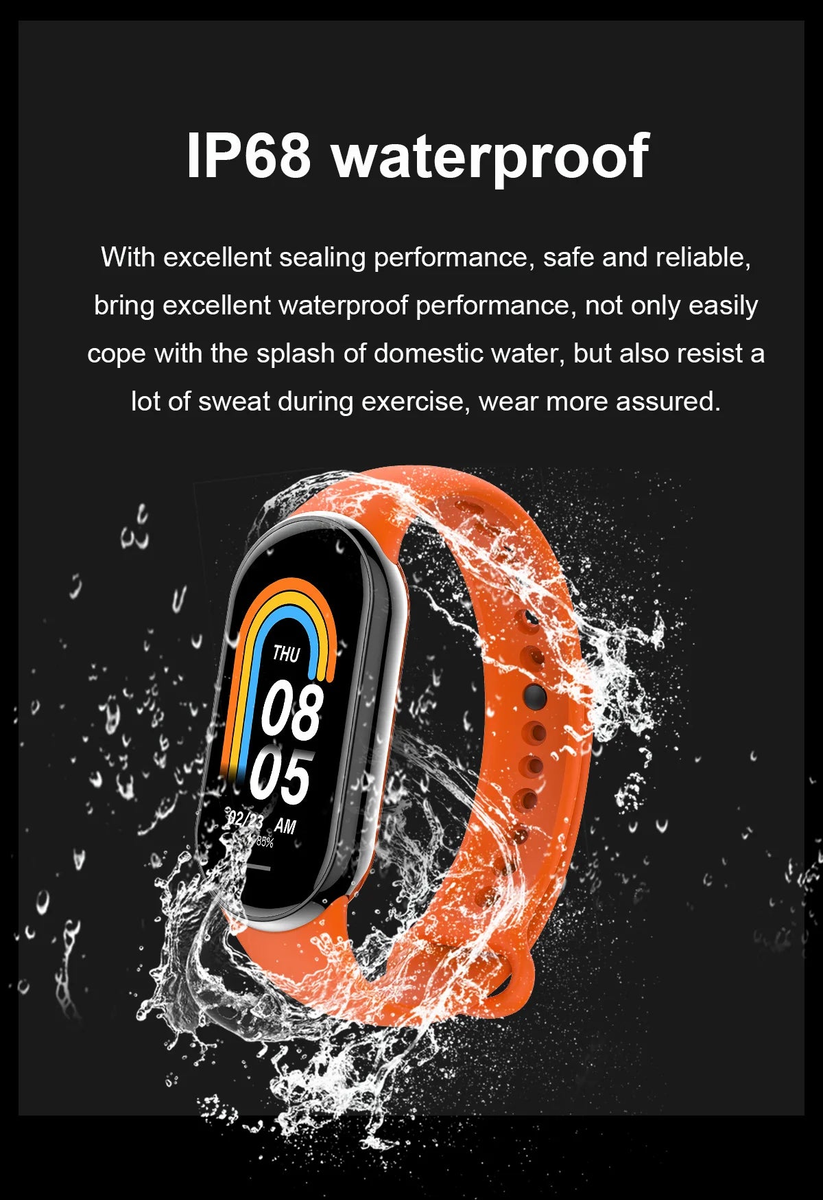 2024 New M8 Smart Watch Women Men for Android Ios Phone Ip68 Waterproof Watches Fitness Sports Bluetooth Smartwatch Boys Girls