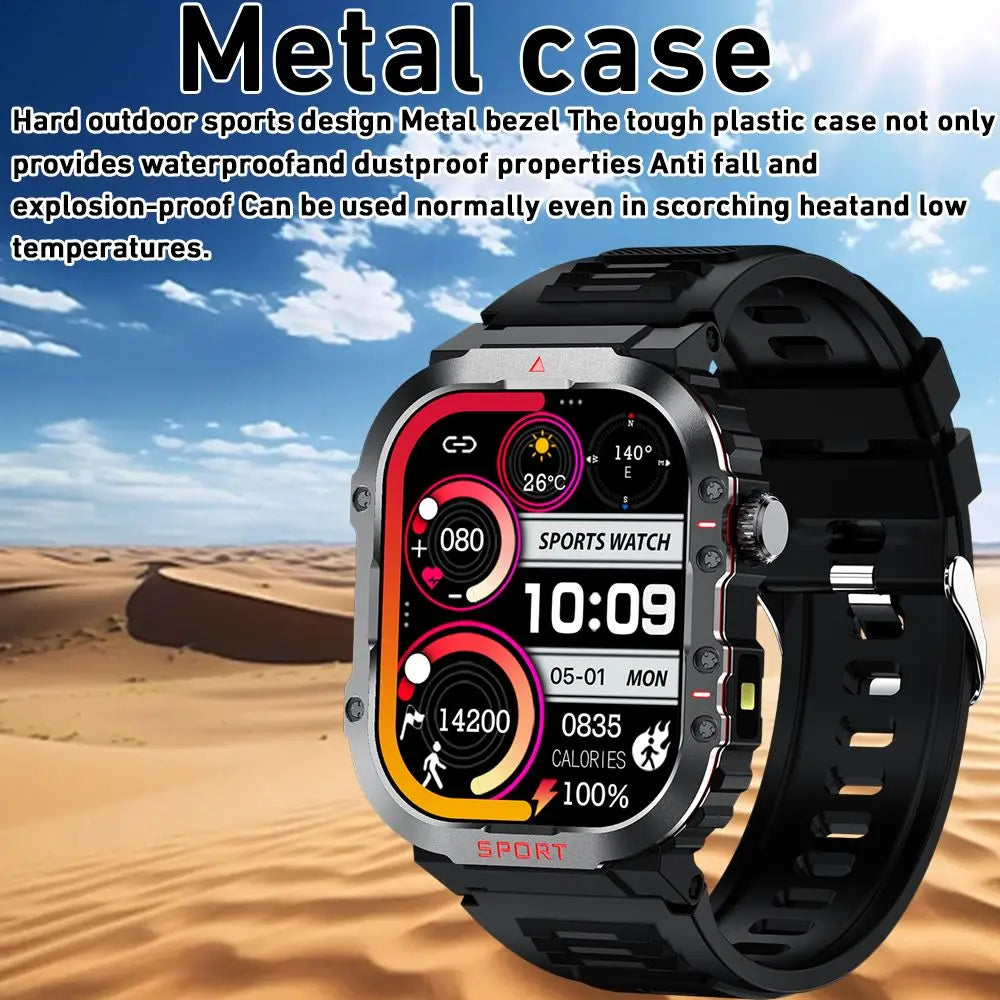 2024 New Fashion Smart Watch Bluetooth Call Compass GPS Track 2.01 Inch HD Large Screen 420mAh Large Batte Men SmartWatch Women