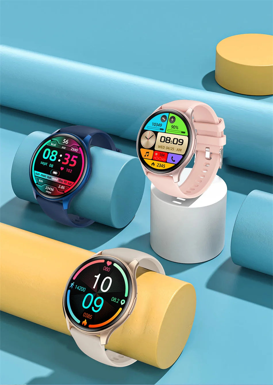 2024 New Smartwatch Women 466*466 AMOLED 1.43" HD Screen Health Monitoring Bluetooth Call IP68 Waterproof Sport Smart Watch Lady