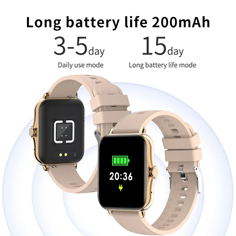 LIGE New Bluetooth Call Smart Watch Women Voice Assistant Sports Fitness Bracelet Waterproof Smartwatch Men For Android IOS 2024