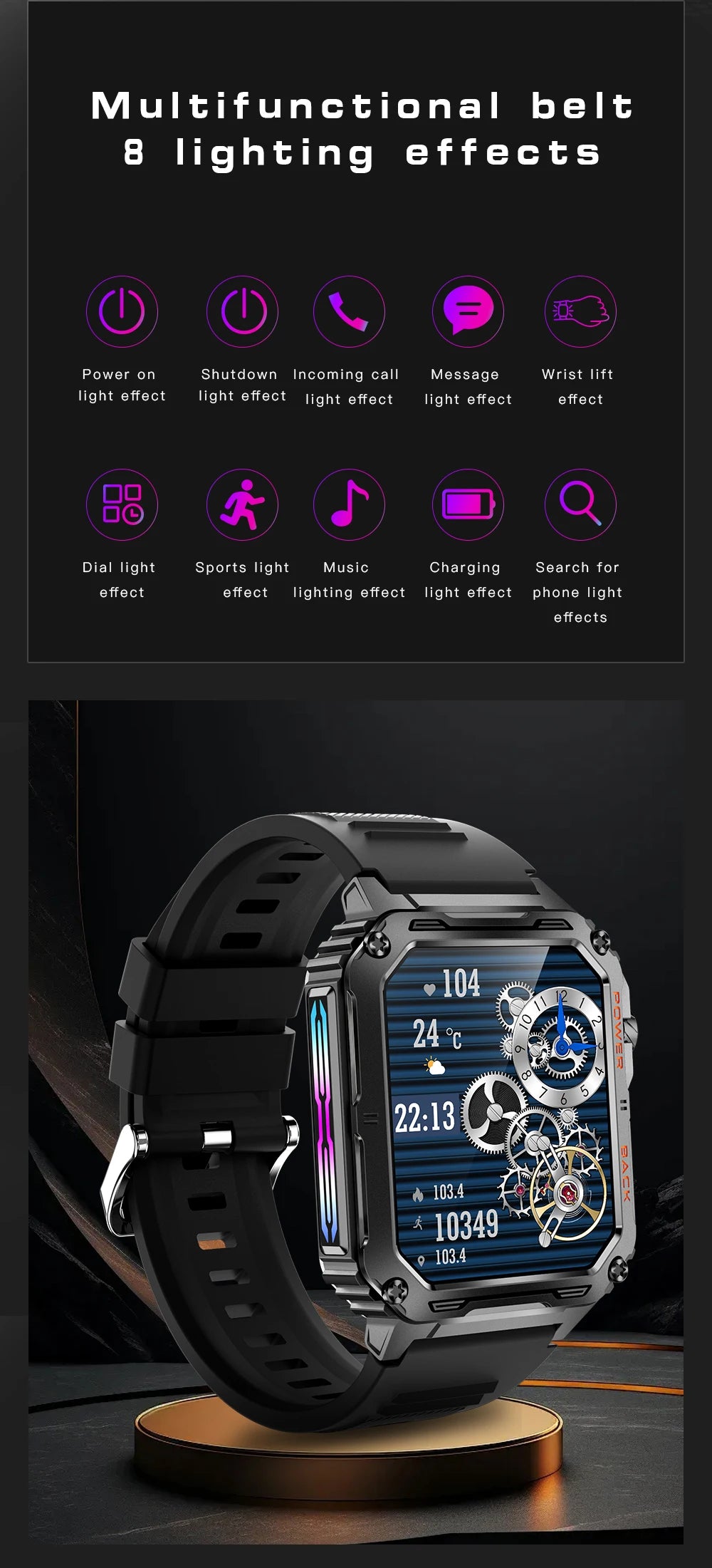 2024 New VD38 Man Woman Fitness GPS Bluetooth Call ECG Sport IP67 Waterproof Choice Long Battery Life Smartwatch for ios Android