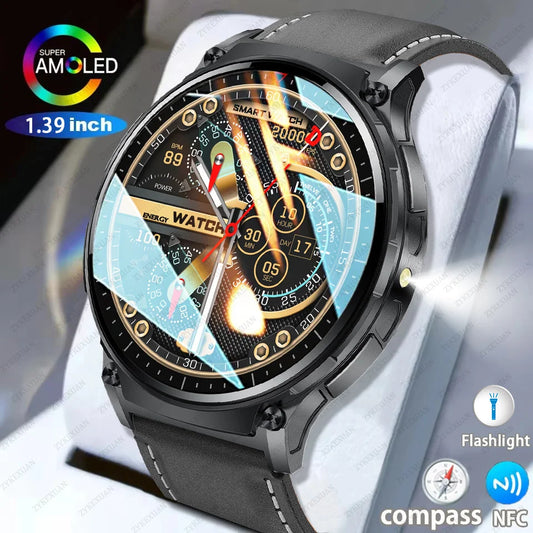 2024 New For Xiaomi Military Smart Watch Men 1.39 inch GPS Compass IP67 Bluetooth call Outdoor Sports Fitness Tracker Smartwatch