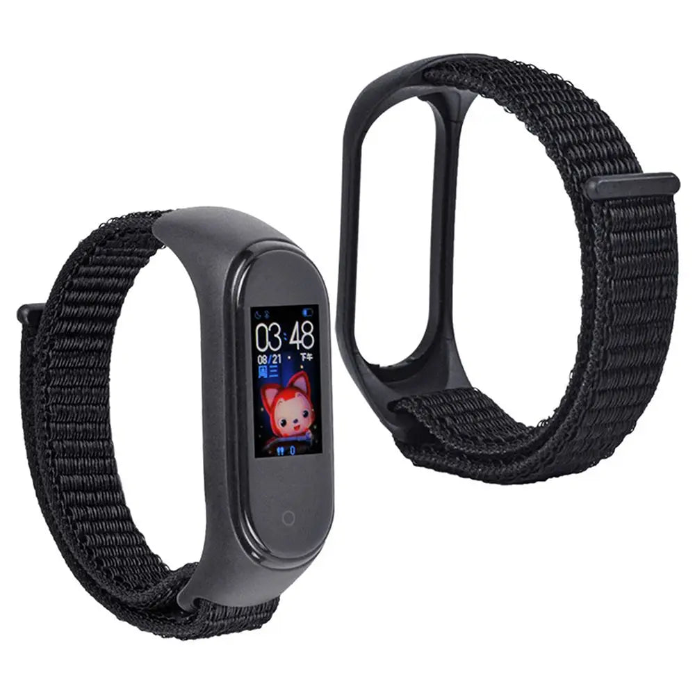 Bracelet for mi band 6 Strap Nylon Sport loop watch Belt pulsera correa Mi band 4 Wristband for xiaomi Mi band 5 4 3 Bracelet