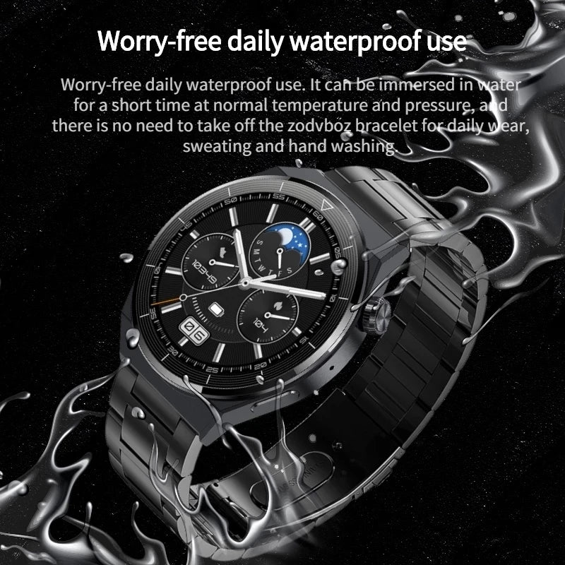 For Huawei xiaomi GT3 Pro Smart Watch Men AMOLED 390*390 HD Screen Heart Rate Bluetooth Call IP68 Waterproof SmartWatch 2024 New