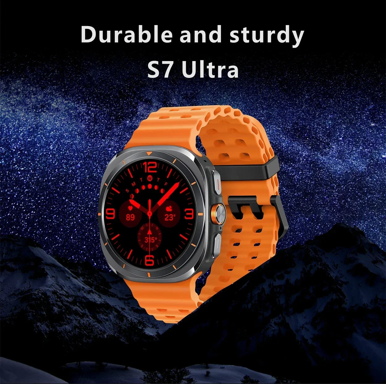 2024 Watch 7 Ultra 47mm Smart Watch S7 Bluetooth Call Compass Smartwatch for Men Women 1.62" HD Screen Sports Fitness Tracker