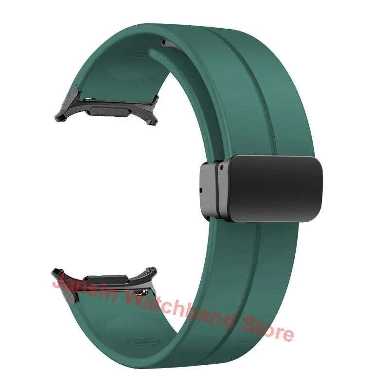 Magnetic Silicone Band for Samsung Galaxy Watch Ultra 47mm Soft Sport Bracelet for Galaxy Watch Ultra Replacement Strap Correa