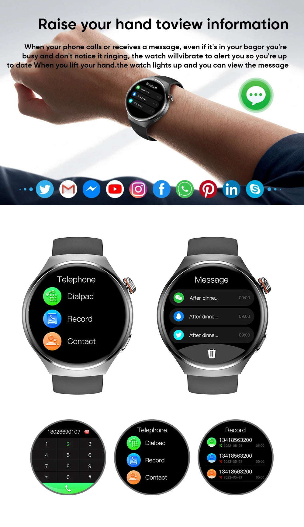 For Huawei GT4 PRO Smart Watch Men Watch 4 Pro AMOLED HD Screen Bluetooth Call GPS NFC Heart rate BloodSugar SmartWatch 2024 New