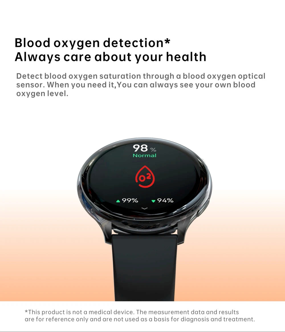 Sports Fitness Men Women Blue Tooth Call Smartwatch 1.39" Heart Rate Blood Oxygen Music Waterproof Custom Dial 2024 Smart Watch