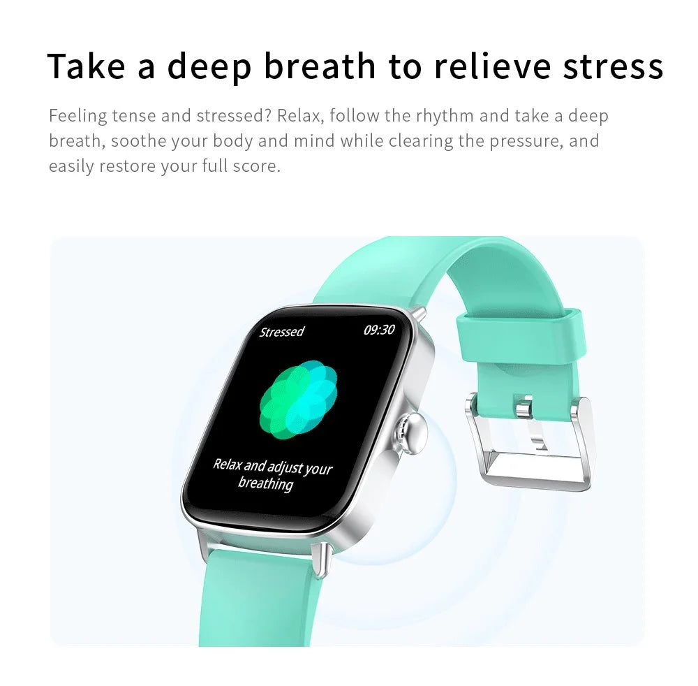 2024 Smart Watch Bluetooth Answer Call Play Music Fitness Clock Sports Waterproof Watches for Women Men for IPhone Xiaomi Huawei