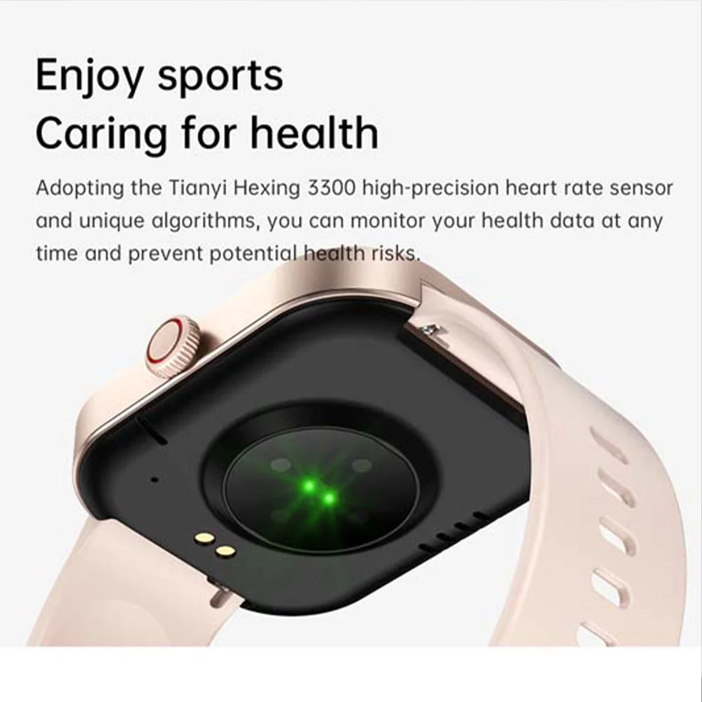 Youth GTS Smartwatch 2.01” HD 240*293 Mens And Womens Health Monitoring Notifications Bluetooth Call Extravagant Watches Ladies