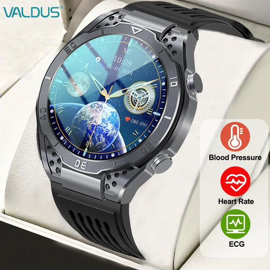 2024 New VE33 PRO Smartwatch AMOLED Bluetooth Call Heart Rate Detection SOS Emergency Call Voice Assistant Men Woman Smartwatch