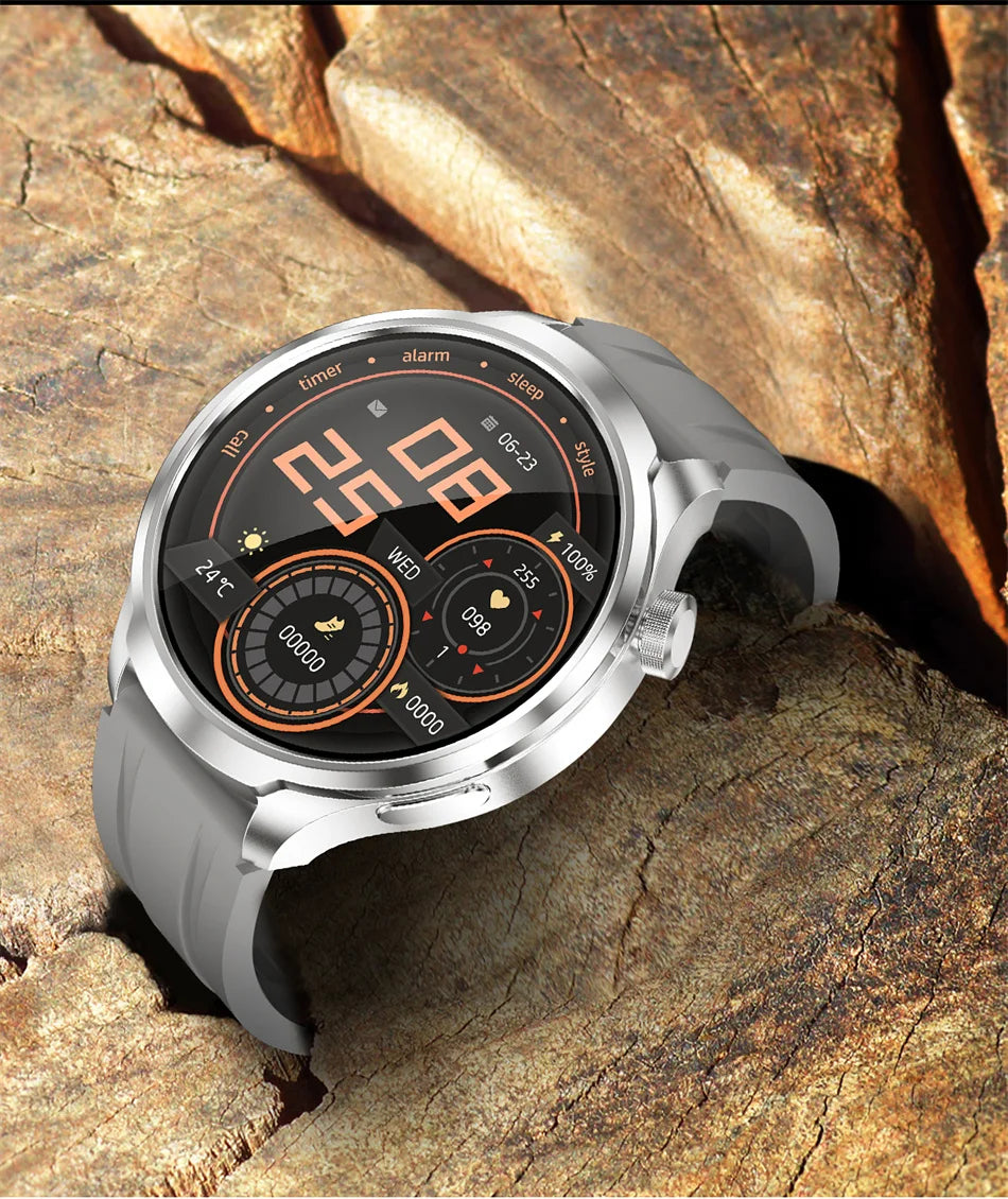 2024 New Watches 1.85" AMOLED Screen GPS Sport Smart Watch Men NFC Compass Heart Rate Waterproof Bluetooth Call Smartwatch Women