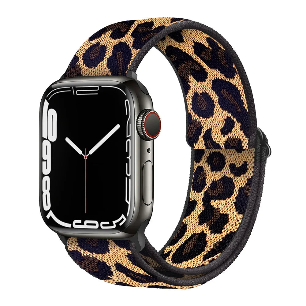 Nylon Loop Strap for Apple Watch Band 44mm 40mm 45mm 49mm 41mm 42mm 38mm 44 45 mm Bracelet iWatch Series Ultra 8 7 6 5 4 SE Band