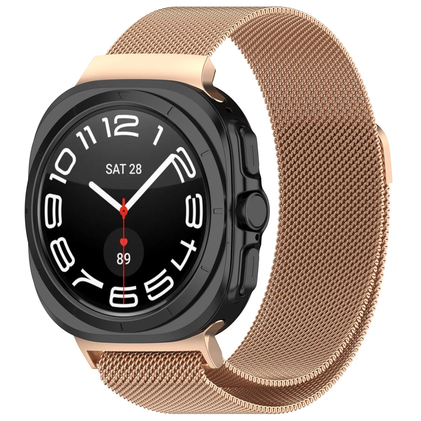 Milanese Loop Strap for Samsung Galaxy Watch 7 Ultra 47mm Stainless Steel No Gaps Magnetic Bracelet Galaxy Watch 7 Ultra 47 band