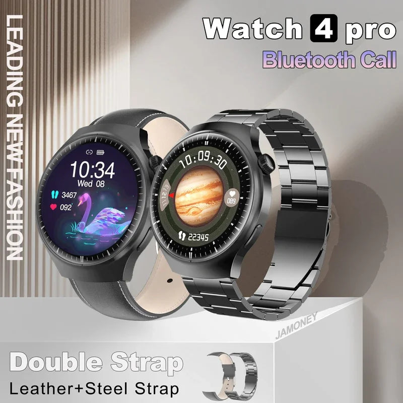 Watch 4 Pro smart watch for men women gift 2024 New in Sport smartwatch ultimate design Bluetooth phone call wristwatch GPS band