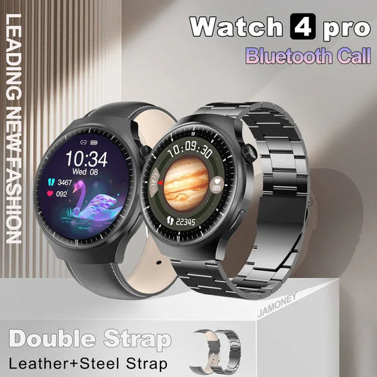 Watch 4 Pro smart watch for men women gift 2024 New in Sport smartwatch ultimate design Bluetooth phone call wristwatch GPS band