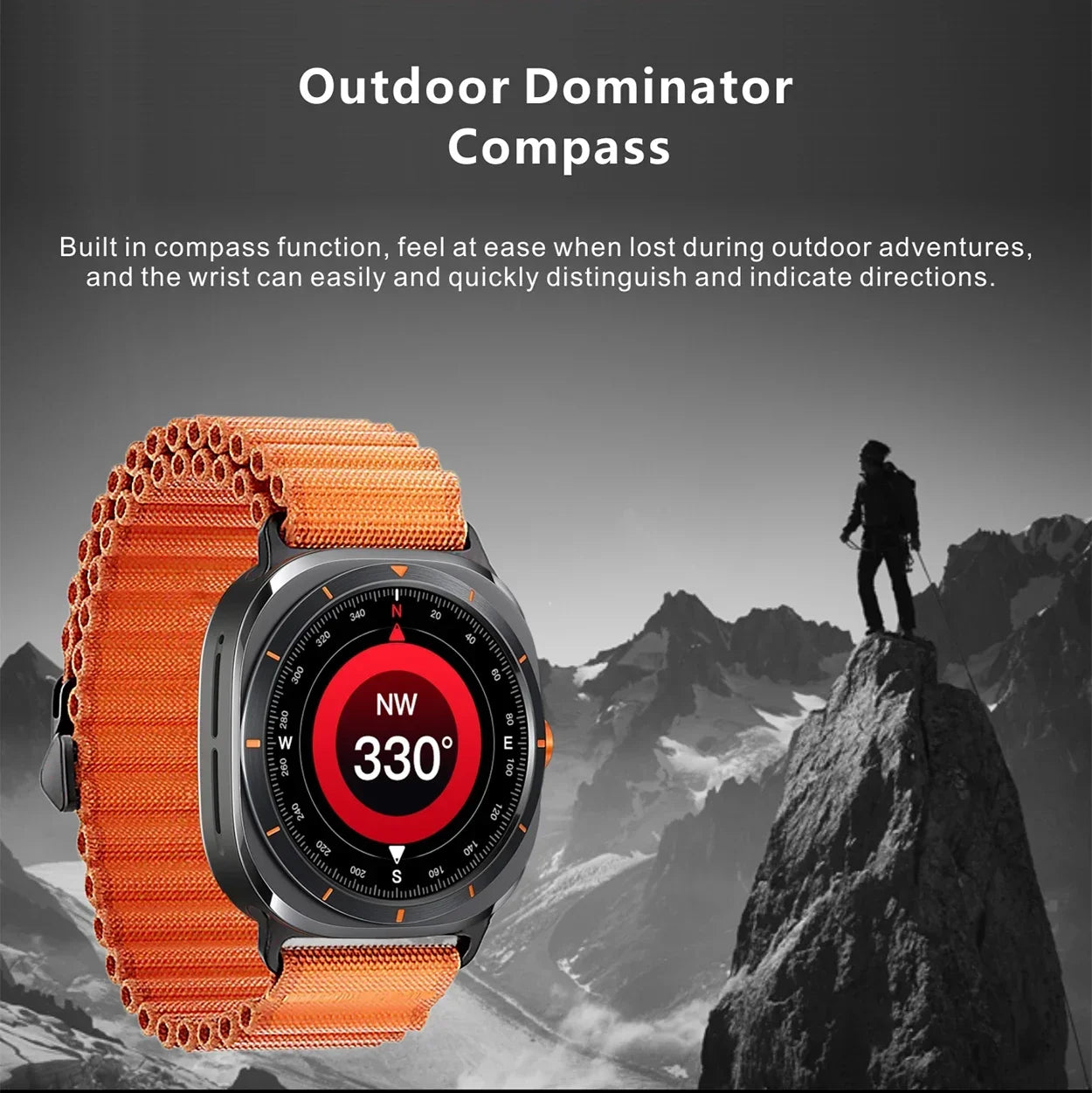 2024 Watch 7 Ultra 47mm Smart Watch S7 Bluetooth Call Compass Smartwatch for Men Women 1.62" HD Screen Sports Fitness Tracker