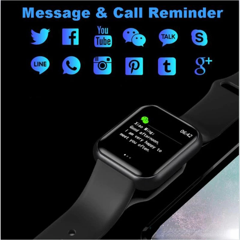 D20 Children Kids Smart Watch Boys Girls Sports Men Women Smartwatch Blood Pressure Smart Clock Child Fitness For Android IOS