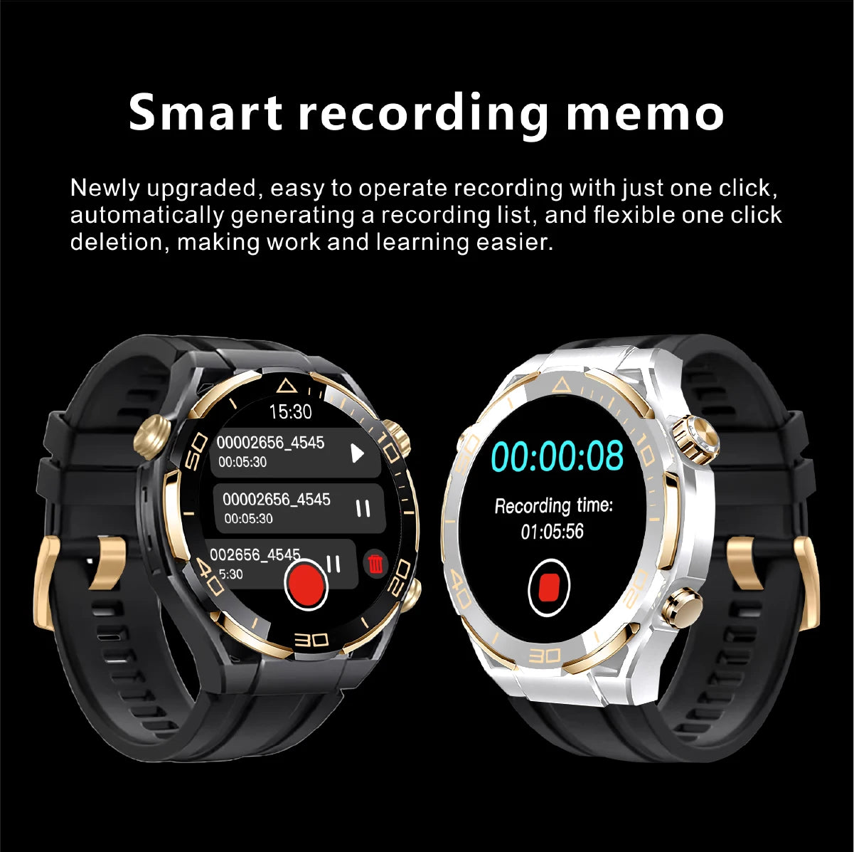 2024 New Smart Watch Men 4GB Memory Sport Fitness Tracker 480*480 AMOLED HD Screen NFC Bluetooth Call smartwatch for Android IOS