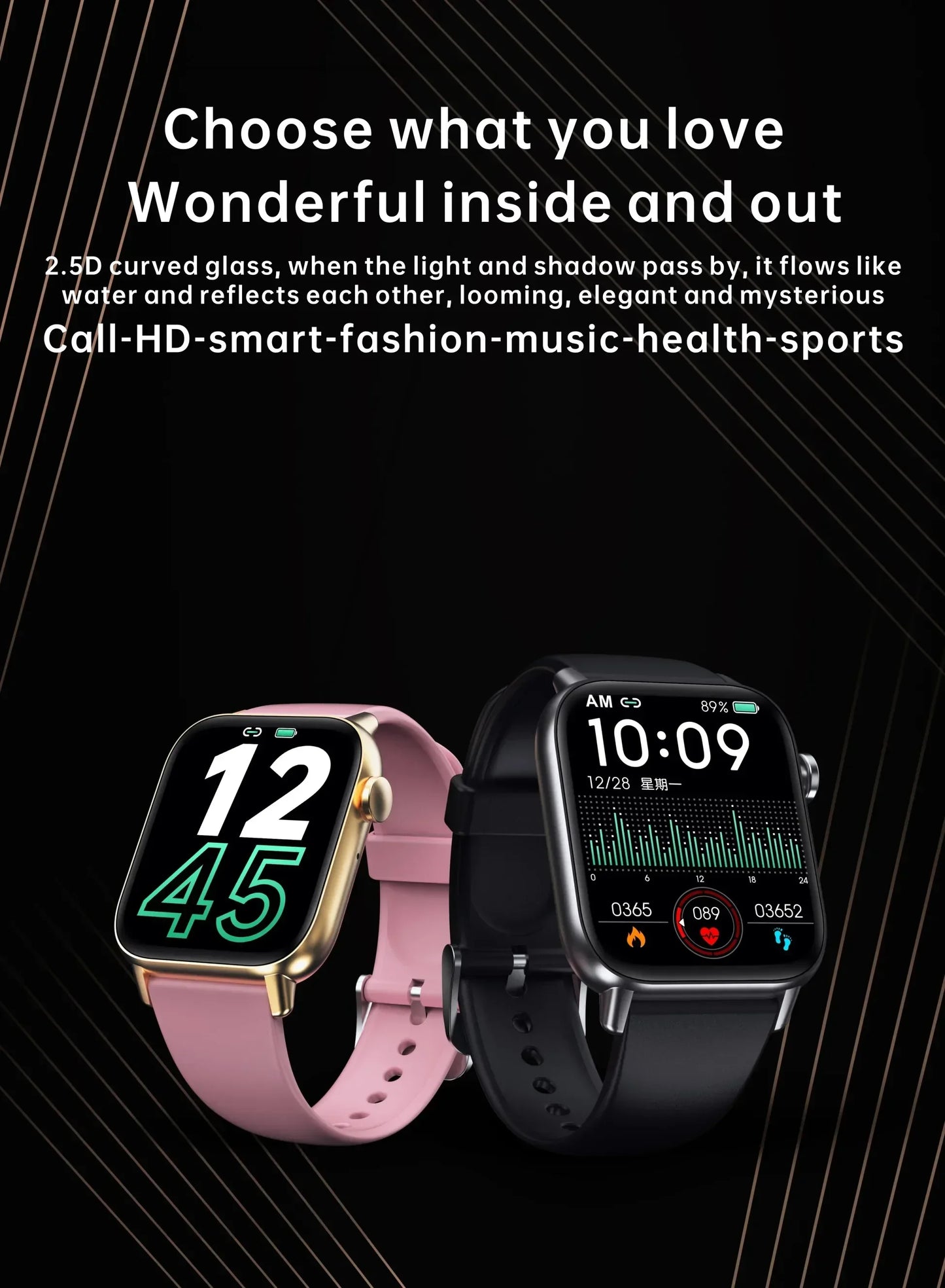 Xiaomi 2024 Bluetooth Call Smart Watch Men 1.72 "HD 320*380 Screen True Blood Oxygen Body Smartwatch Women 100+ Sports Mode