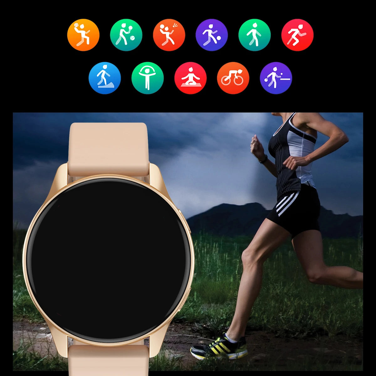 2024 New Women Blue Tooth Call Smartwatch 1.28 Inch AMOLED HD Screen Heart Rate Sport Fitness Tracker Waterproof Men Smart Watch