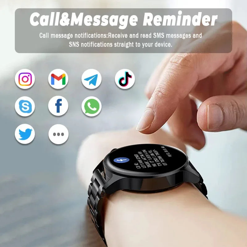 FILIEKEU SmartWatches Men Women Bluetooth Call Sports Fitness Smart Watches Man Fashion Black Silicone Smart Watch Woman