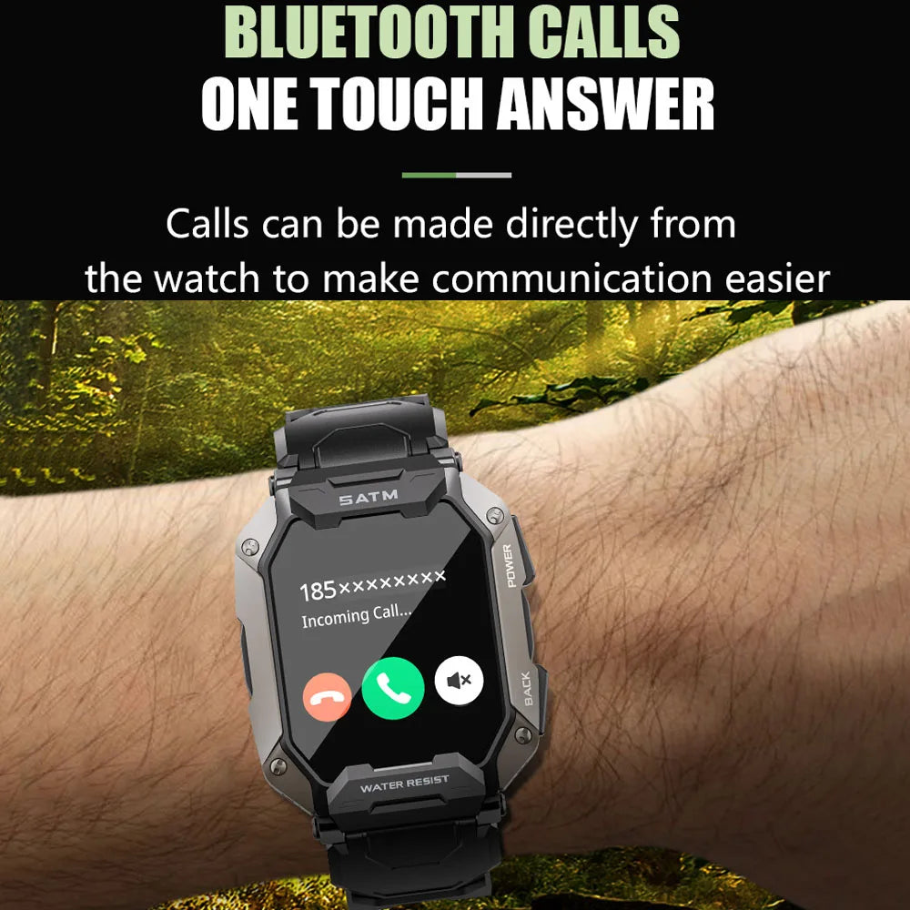 2024 New Waterproof 1.81 HD Color Screen Smartwatch Bluetooth Call Smartwatch Sports Health Monitoring Smartwatch For Man